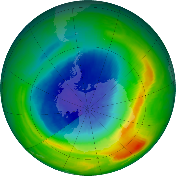 Ozone Map 1988-09-30